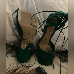 Gianni bini heels (green)